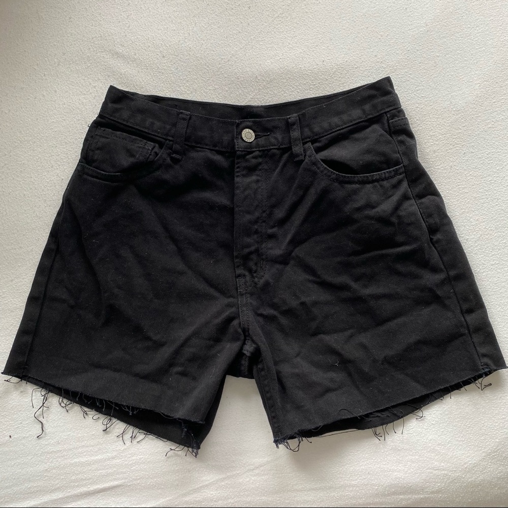 Brandy Melville Black Molly Denim Shorts